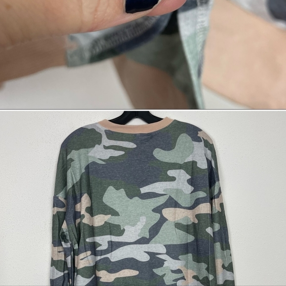 Camouflage Oversized Sweatshirt - Picture 2 of 3